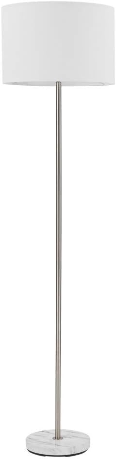 Globe Electric 67042 Versailles floor lamp, 57.5 in, Matte Black, Shelves