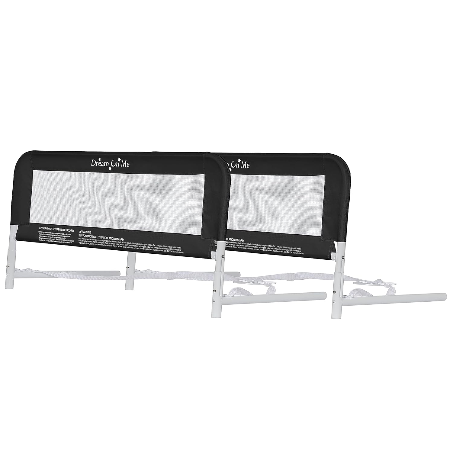 Dream On Me Mesh Bed Rails, Pink, Small/2 Count Pack of 2