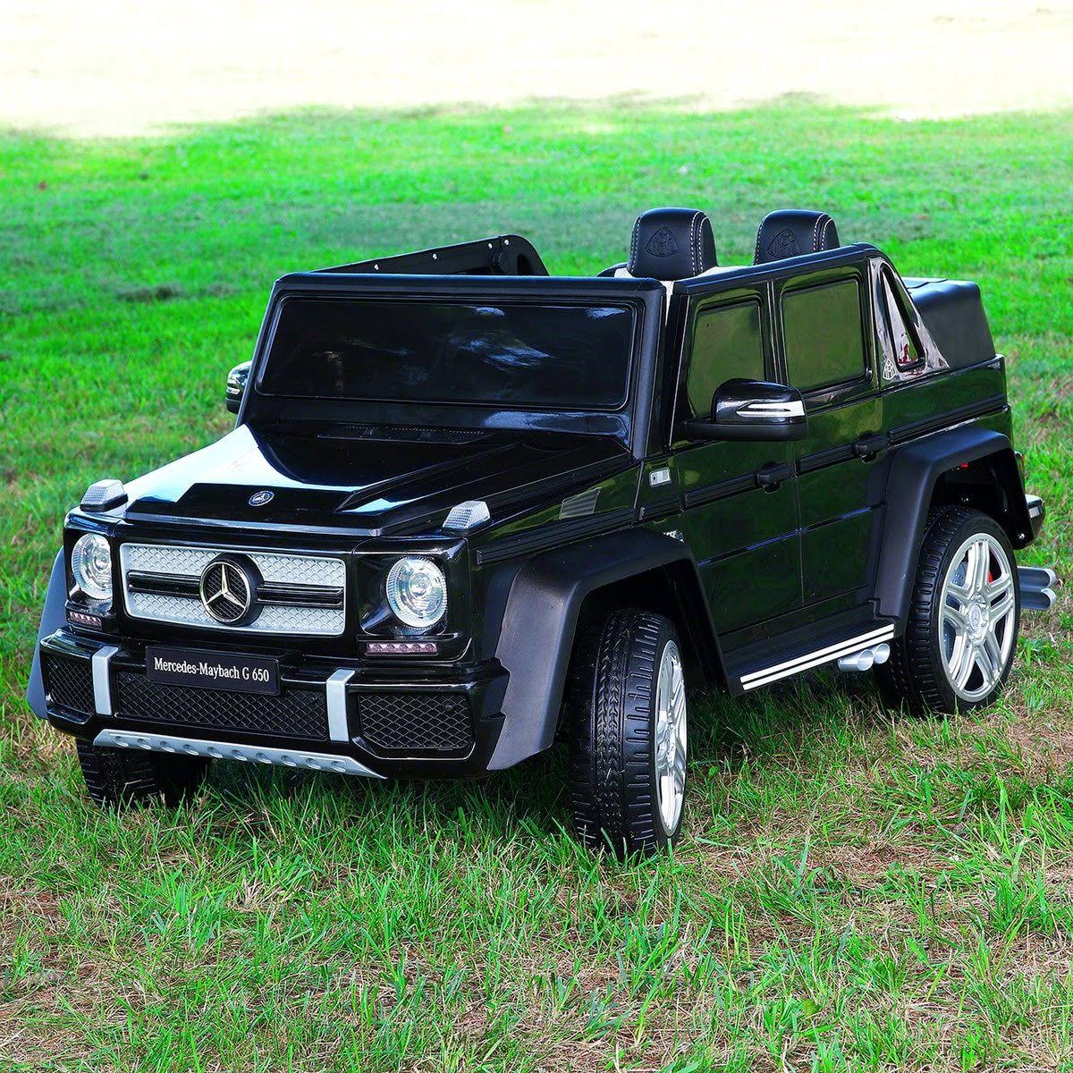 Moderno Kids Mercedes Maybach G650 with Parental Remote 12V Kids Ride-On Car | Black
