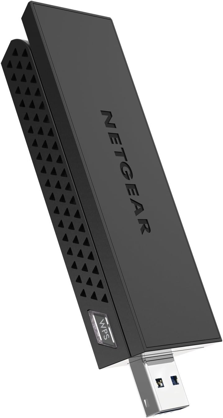 NETGEAR AC1900 Wi-Fi USB 3.0 Adapter for Desktop PC | Dual Band Wifi Stick for Wireless internet (A7000-10000S)