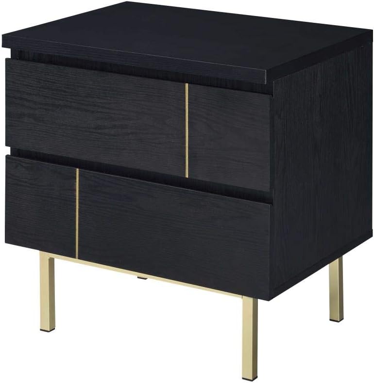 ACME Furniture Shadan Accent Table, Black