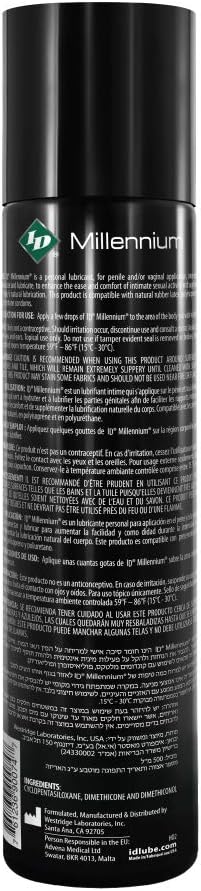 ID Millennium 17 FL. OZ. Silicone-Based Personal Lubricant Pack of 2