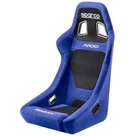 Sparco 00917AZ F200 Fixed Back Seat Blue - Universal