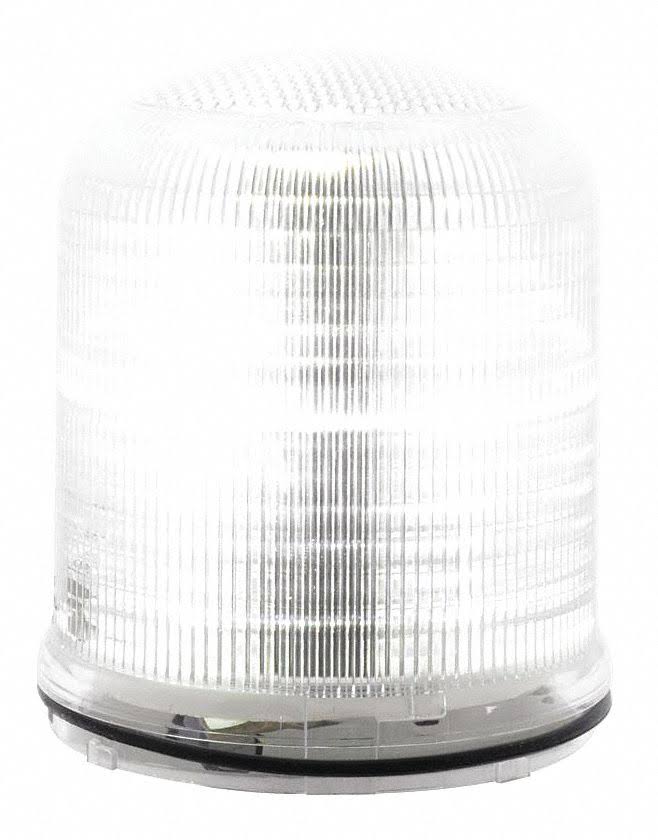 Federal Signal SLM200C Beacon Warning Light,Clear,LED