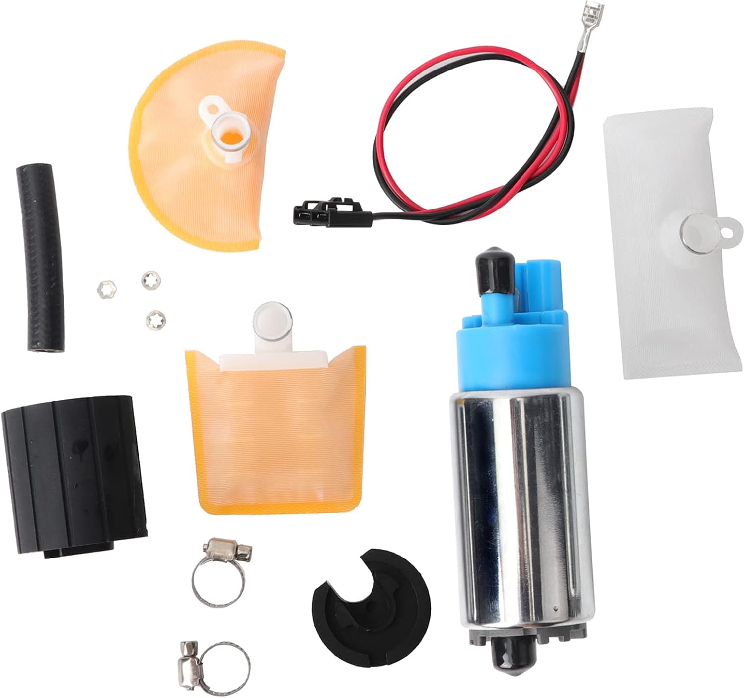 LONGKEES Electric Fuel Pump With Install Kit,Fuel Pump Replaces E8229 E2068 E8213 EFP382A