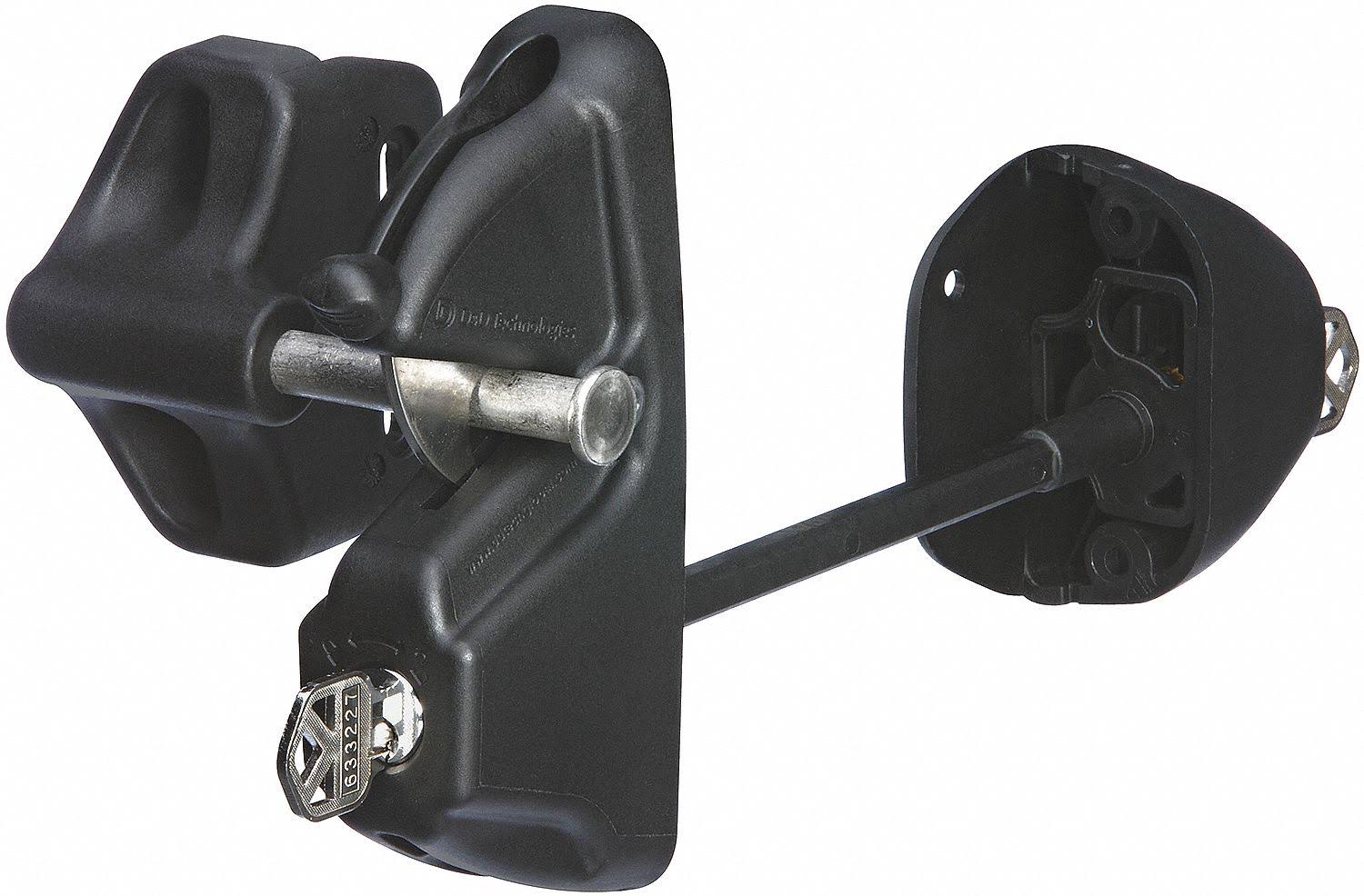 D LokkLatch Deluxe Black Gate Latch LLDAB-K