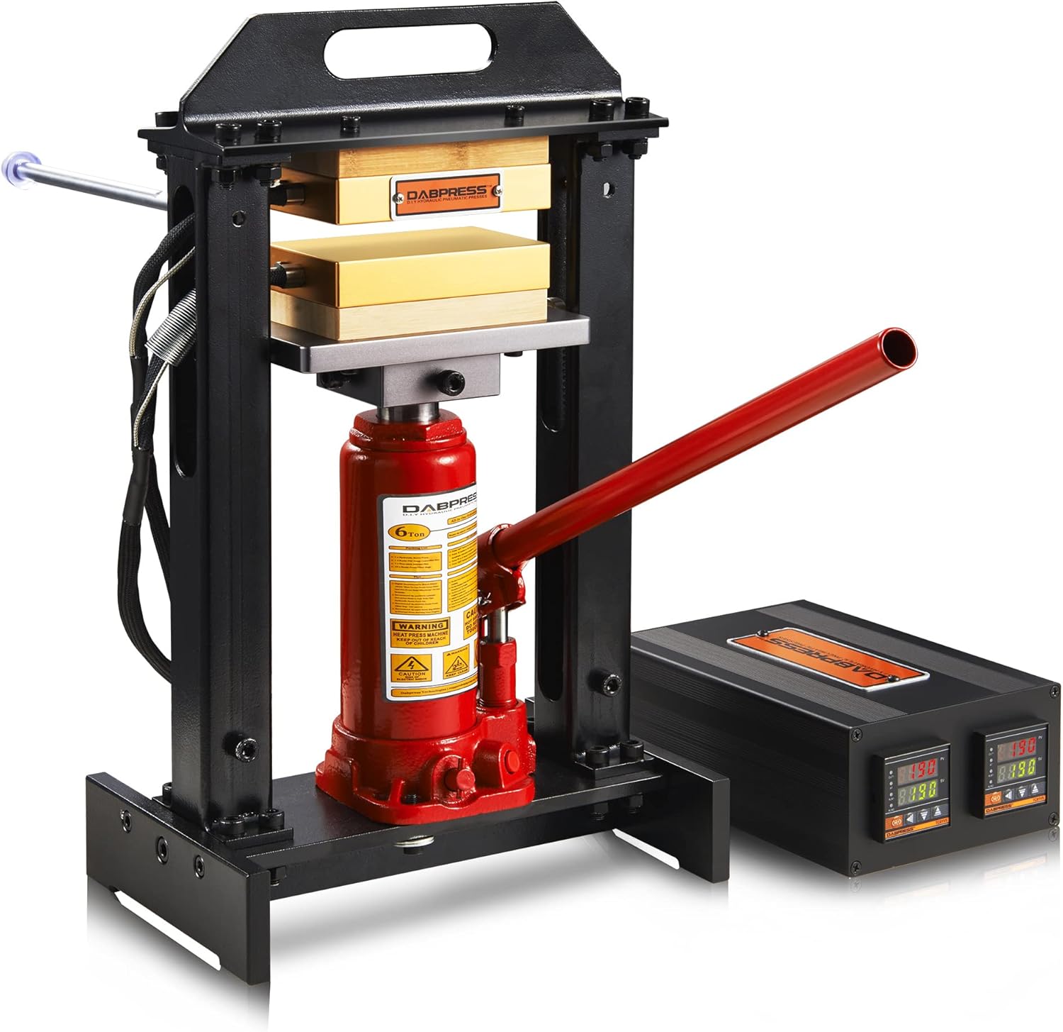 6-Ton Heat Press Machine with Dual 3x5 inch Heated Plates