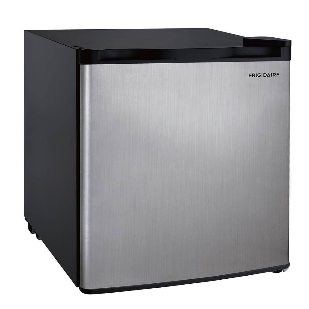 Frigidaire 1.6 Cu. ft. Mini Fridge in Stainless Steel, Stainless Steel/Black EFR180