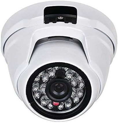 Eversecu 4 Channel Security Camera System 5MP DVR and (4) 5.0MP Weatherproof Dome Cameras Support Night Vison Weatherproof, Motion Alert, Smartphone, PC Easy Remote Access (NO HDD Included)