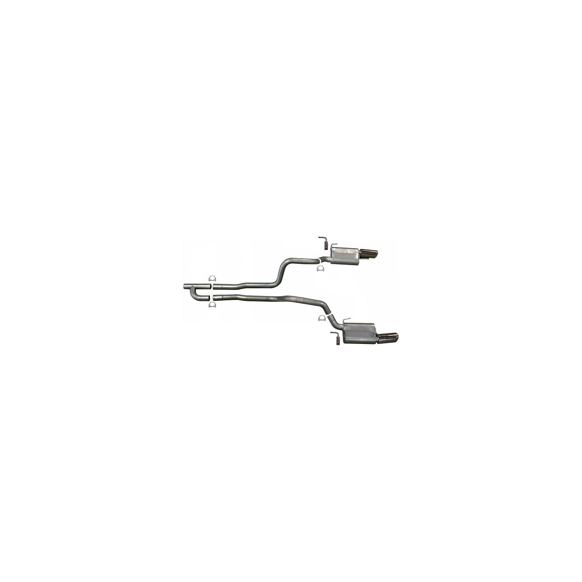 Gibson Performance 619005 Cat-Back Dual Exhaust System Stainless