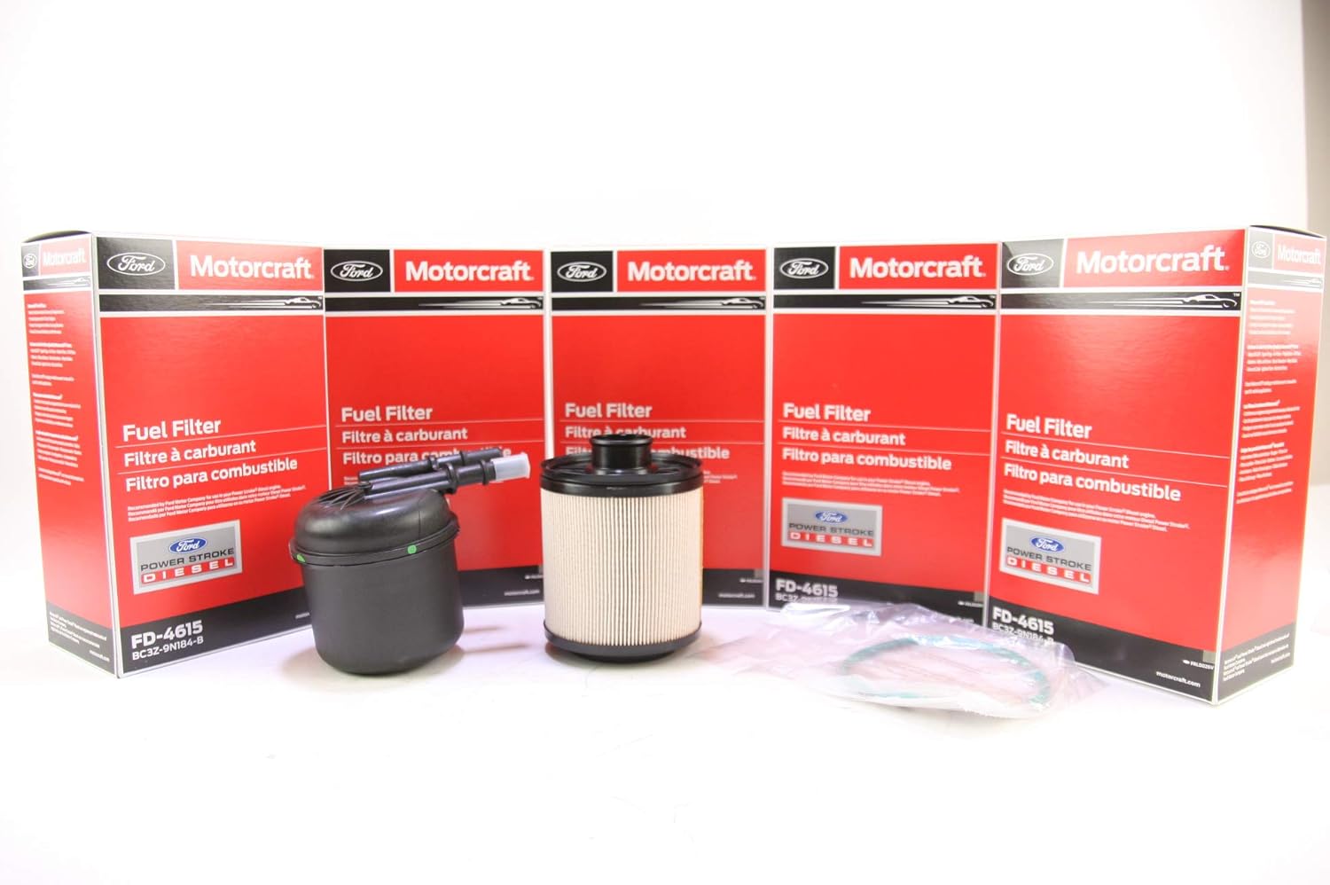 Motorcraft FD-4615 Fuel Filter - Pack of 5