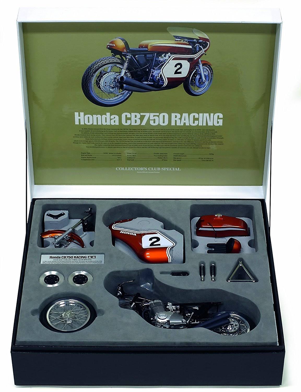 Tamiya 23210 1/6 Honda CB750 Racing Semi-Assembled Model Collectors Club No.10
