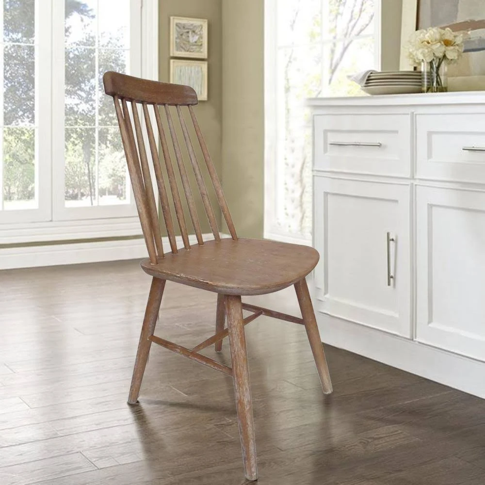 Home Accents Alliance Windsor Weathered Dining Chair (Set of 2)