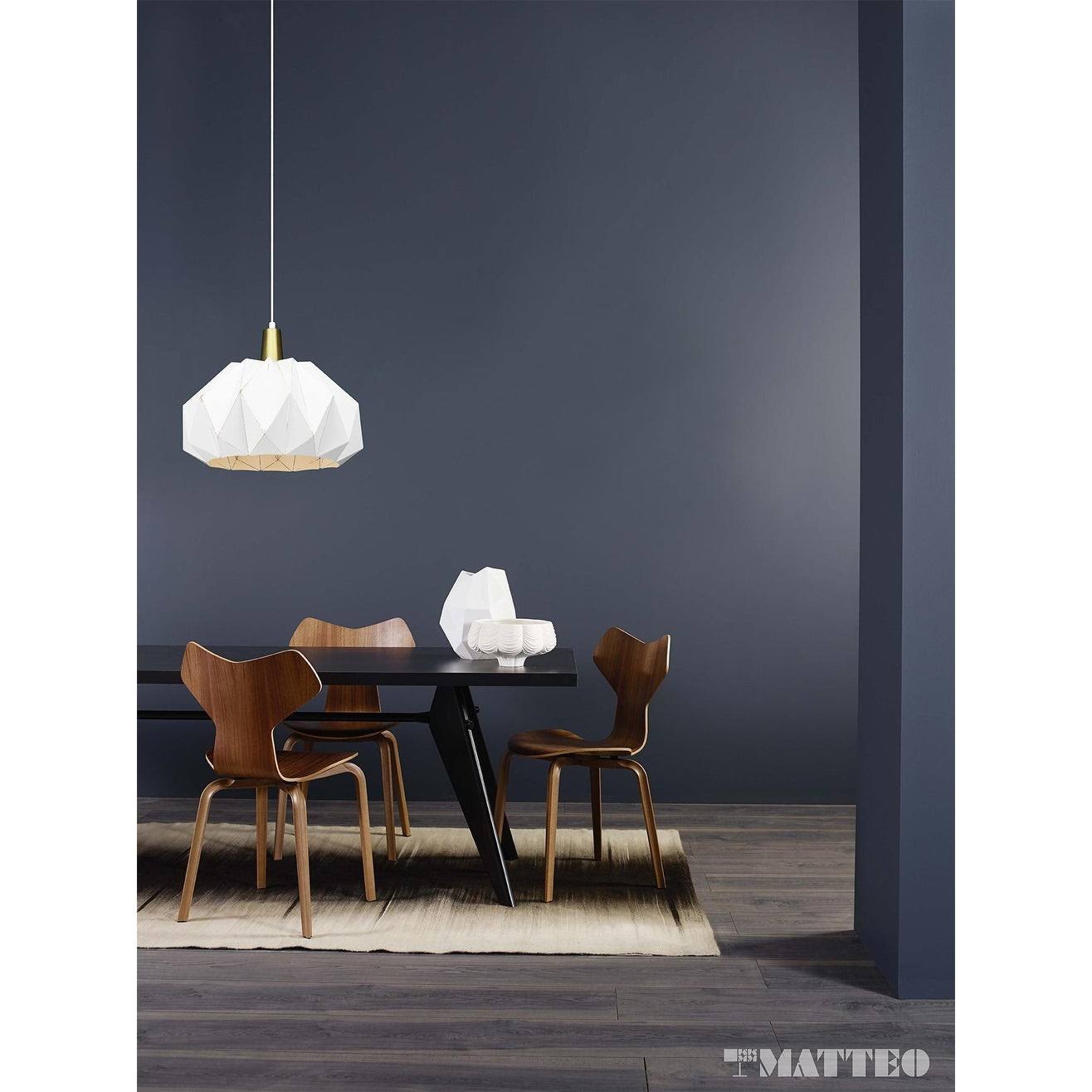 Matteo Lighting C49703bk Three Light Chandelier Cherry Blossoms Black