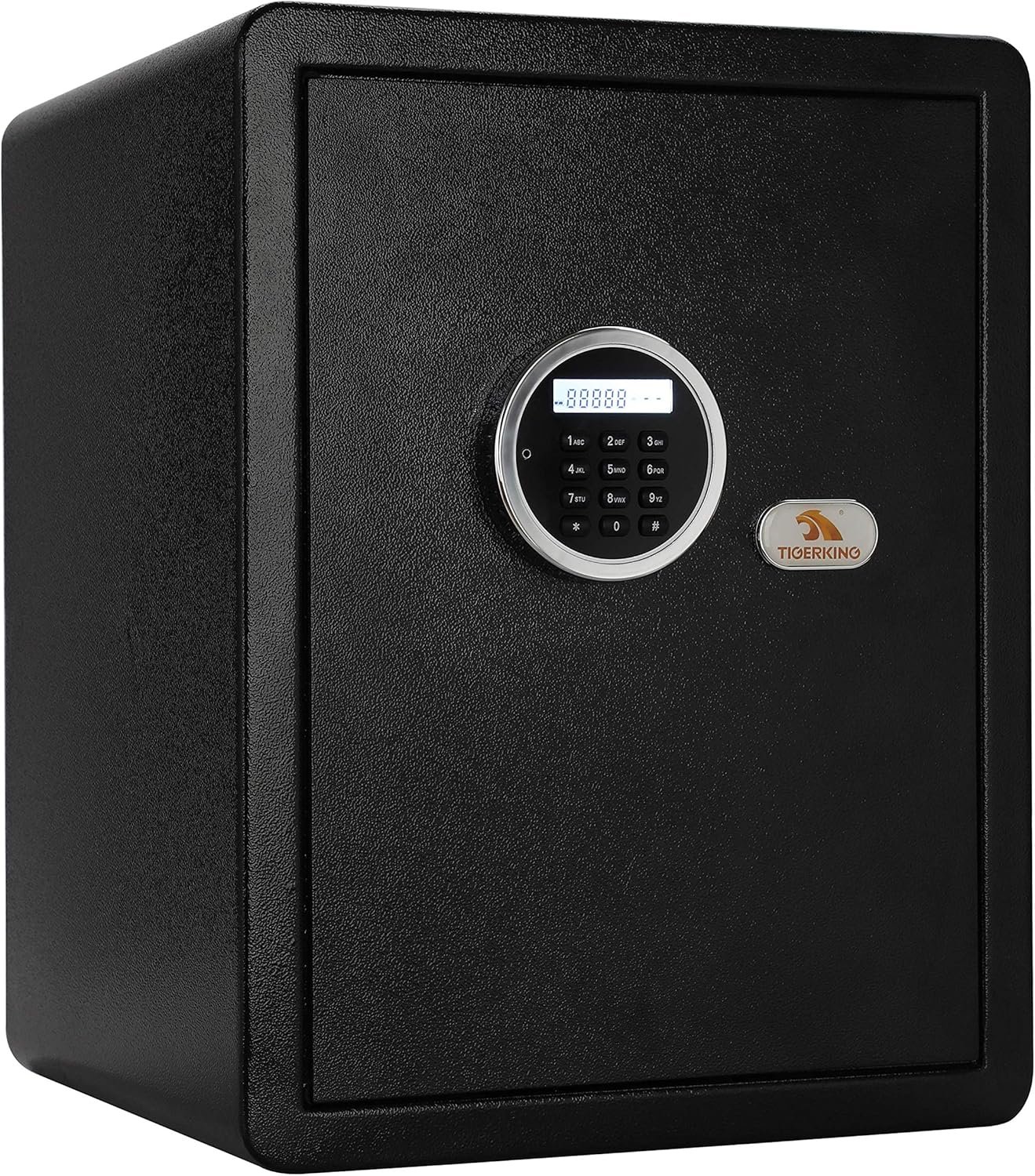 TIGERKING Safe Box with Keypad Digital Safe for Home, Office, Hotel, Black - 1.8 Cubic Feet