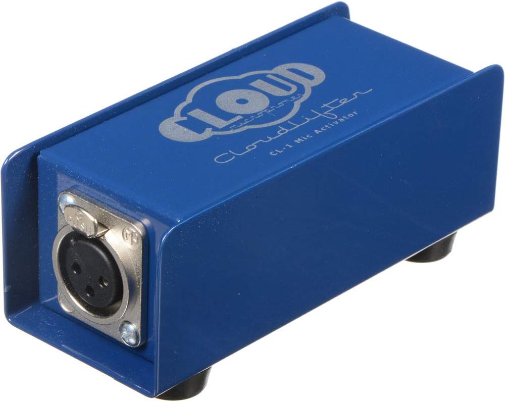 Cloud Microphones Cloudlifter CL-1 Mic Activator with HPC-A30 Studio Headphones & XLR Cable Bundle