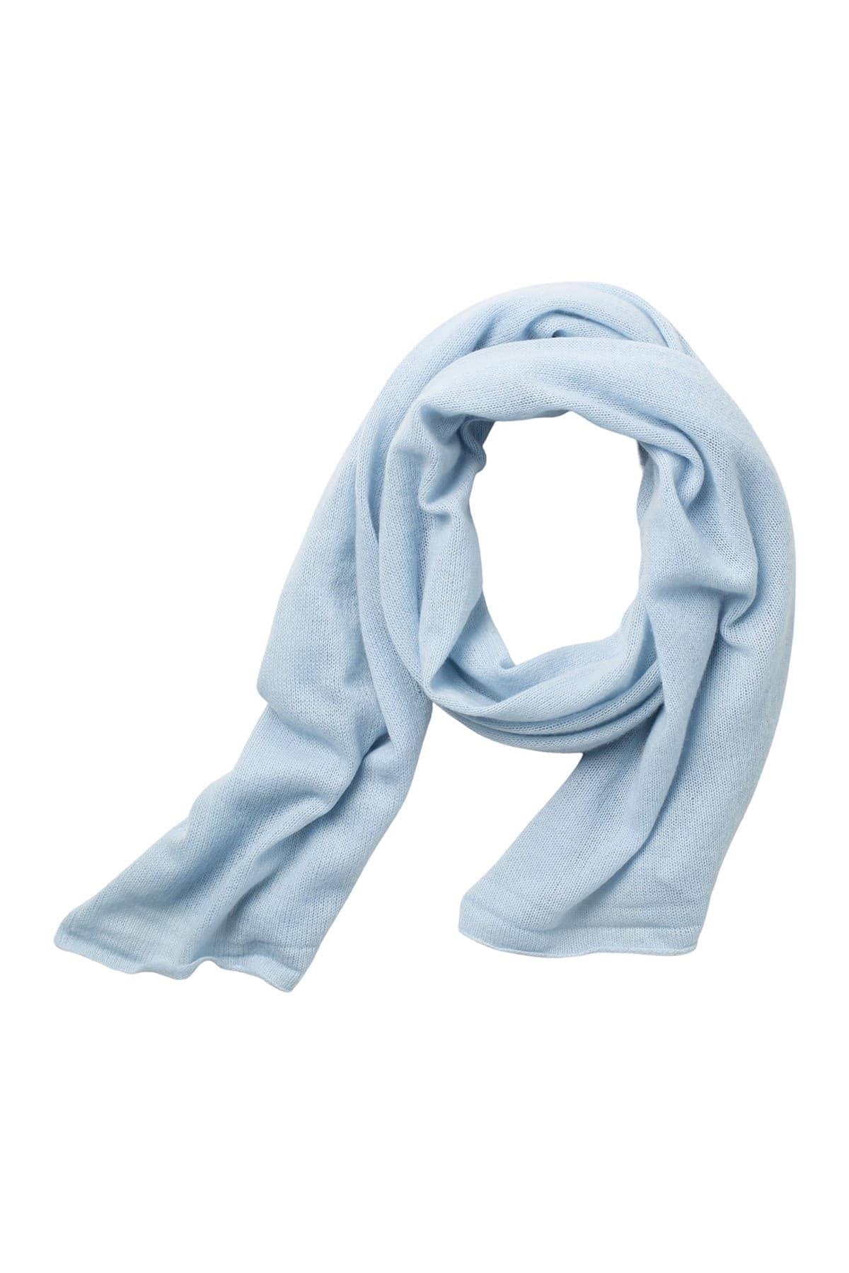 Portolano Lightweight Cashmere Scarf in Pwdr Blue at Nordstrom Rack