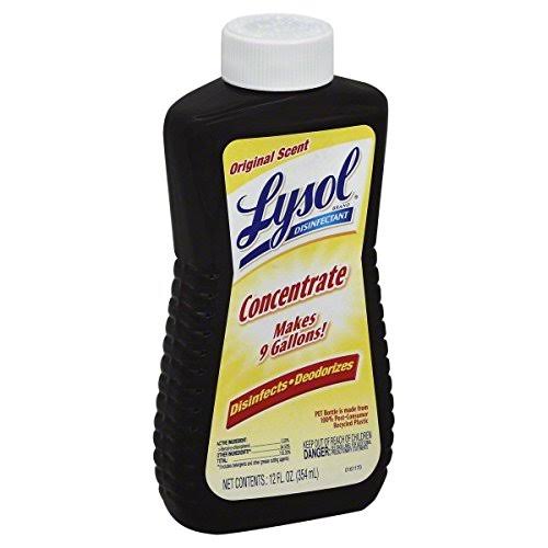 Lysol Concentrate All Purpose Cleaner Disinfectant, 12 Ounce (Pack of 7)