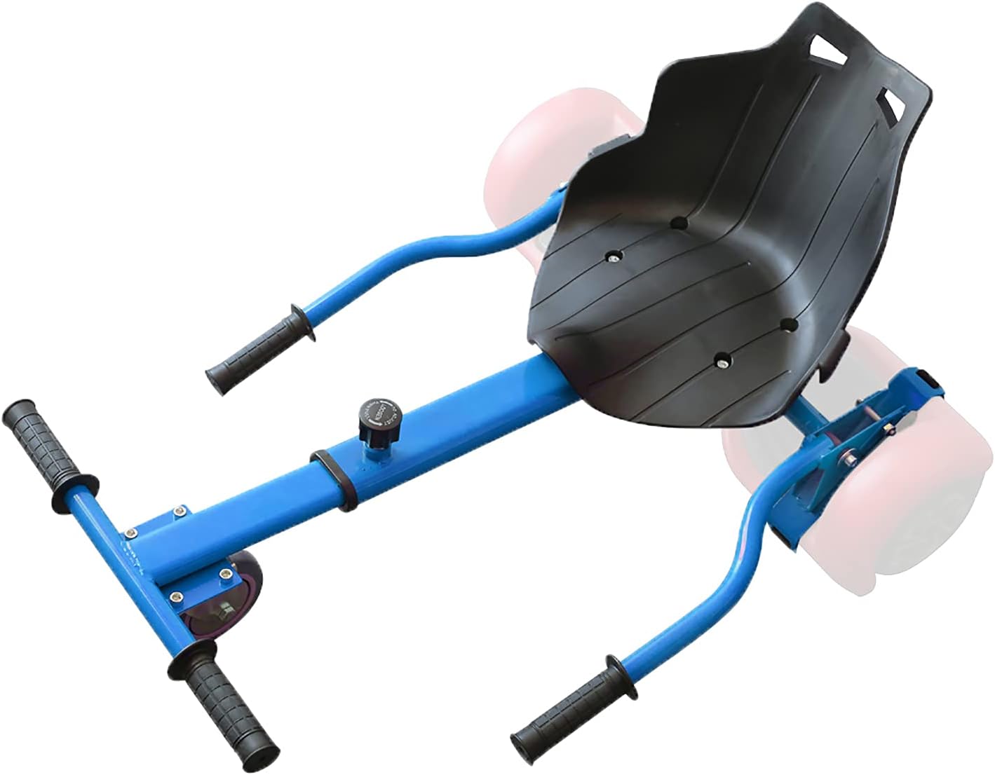 CHO POWER SPORTS Adjustable Hovercart Hover Kart Hover Cart HoverKart Go Kart for Hoverboard Seat Attachment Electric Self Balancing Scooter for Kids (Blue) Pack of 2