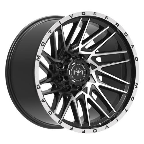 (1) Motiv 029 20x9 5X4.50/5X5.00 78.00 Hub -12 Offset Black Wheel Rim