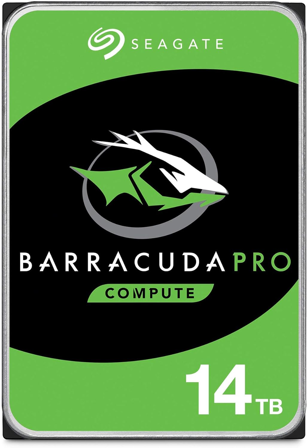 Seagate Barracuda Pro Performance Internal Hard Drive SATA HDD 14TB 6GB/s 256MB Cache 3.5-Inch - Frustration Free Packaging (ST14000DM001) (Renewed)
