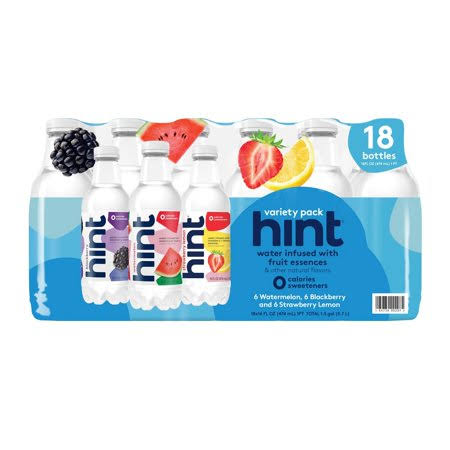 Hint Water Variety Pack, 16 Ounce (36 Pack)