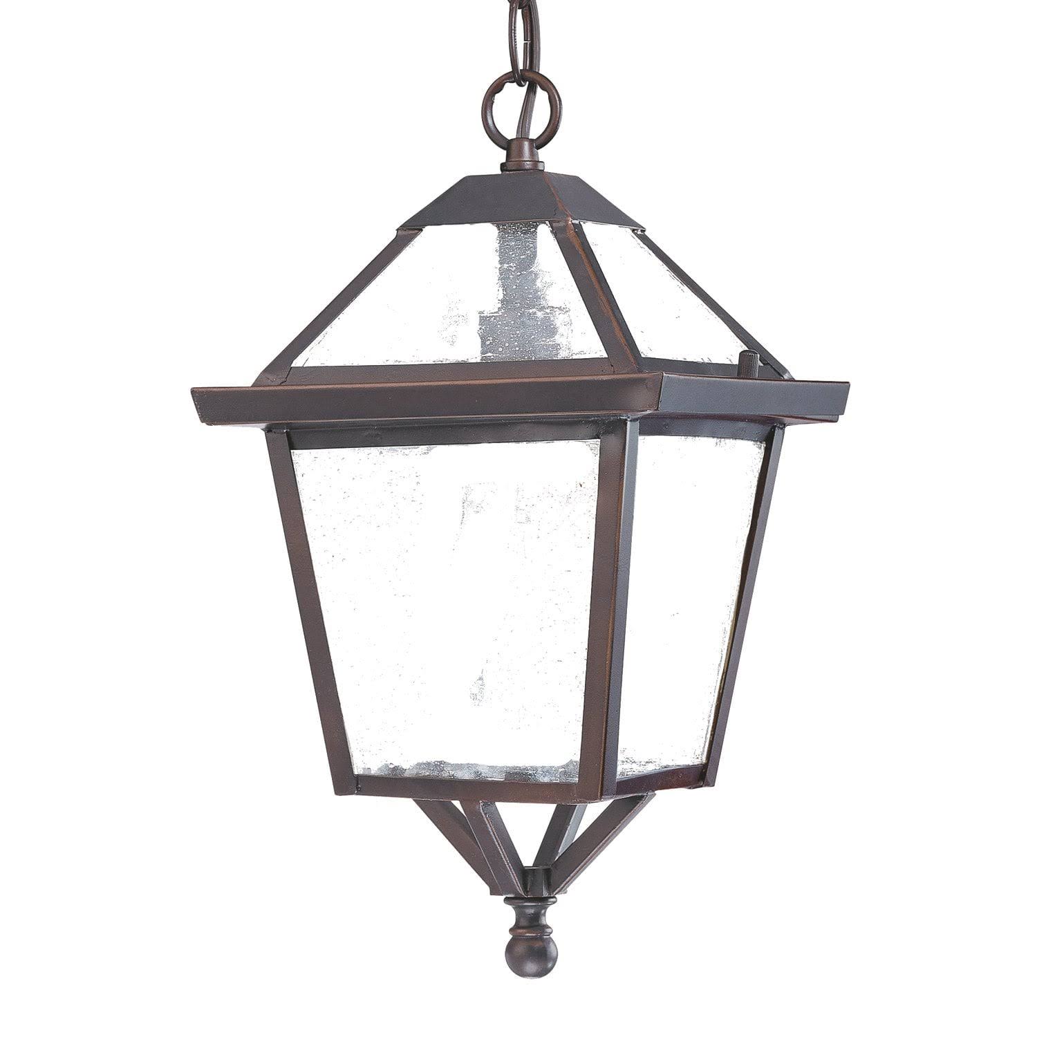 Acclaim Lighting Charleston 1-Light Outdoor Hanging Lantern; Architectural Bronze 7616ABZ