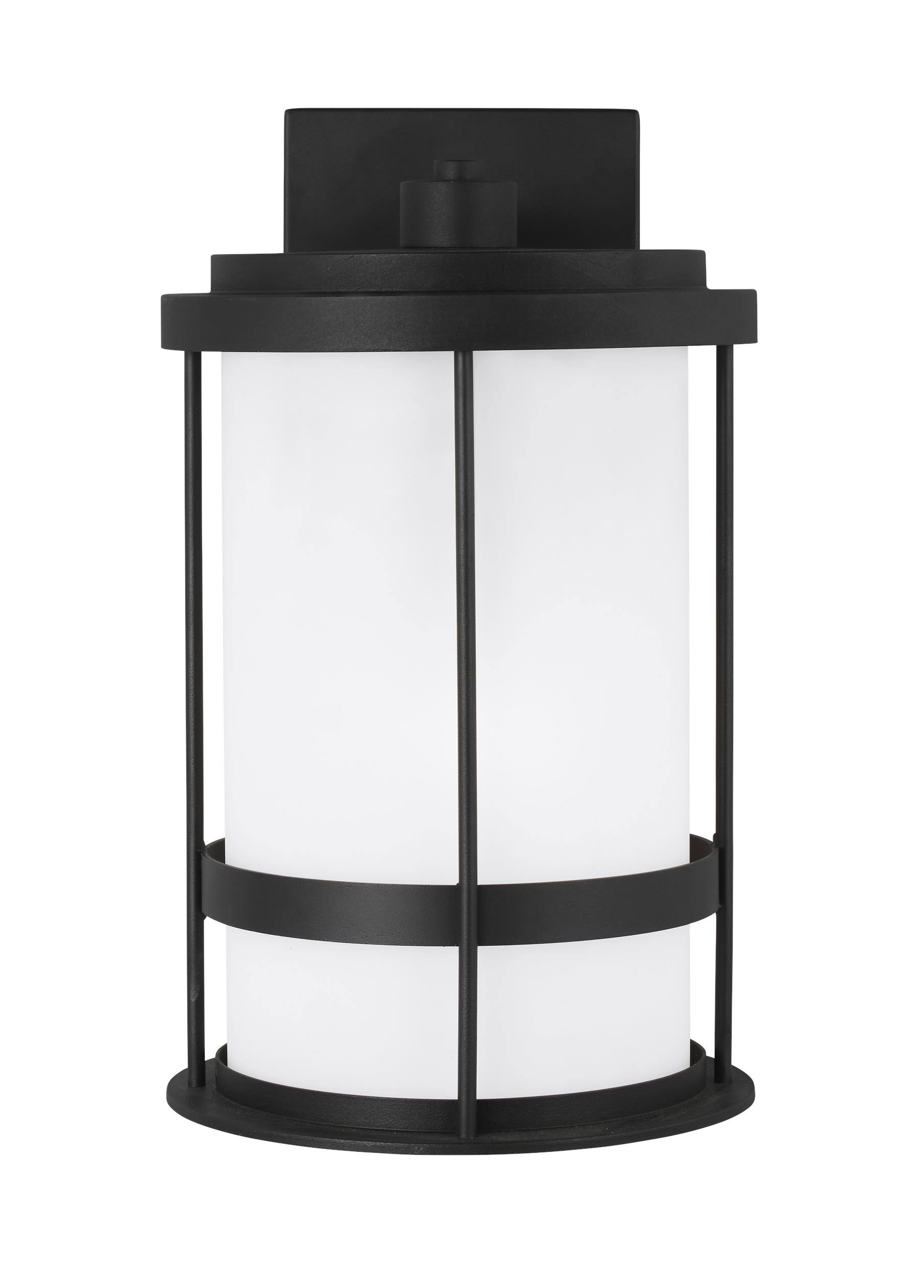 Generation Lighting - 8690901-12 - One Light Outdoor Wall Lantern - Wilburn - Black