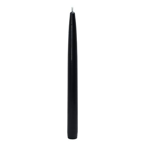 10x22 Black Taper Candles (144Pcs/Case) Bulk