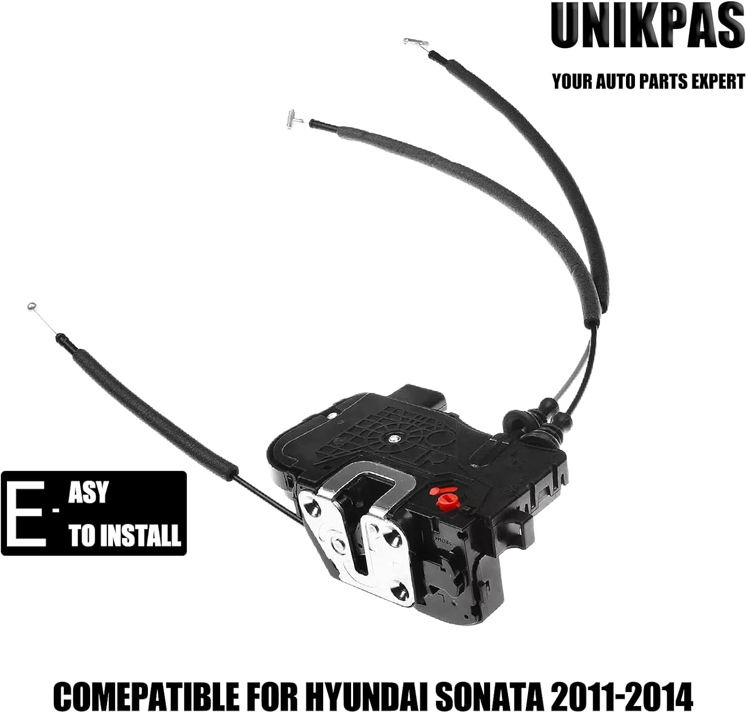 Unikpas Door Lock Actuator Compatible for Hyundai Sonata 2011-2014 Rear Left Driver Side Replace Door Latch Lock 814103S000 Pack of 2