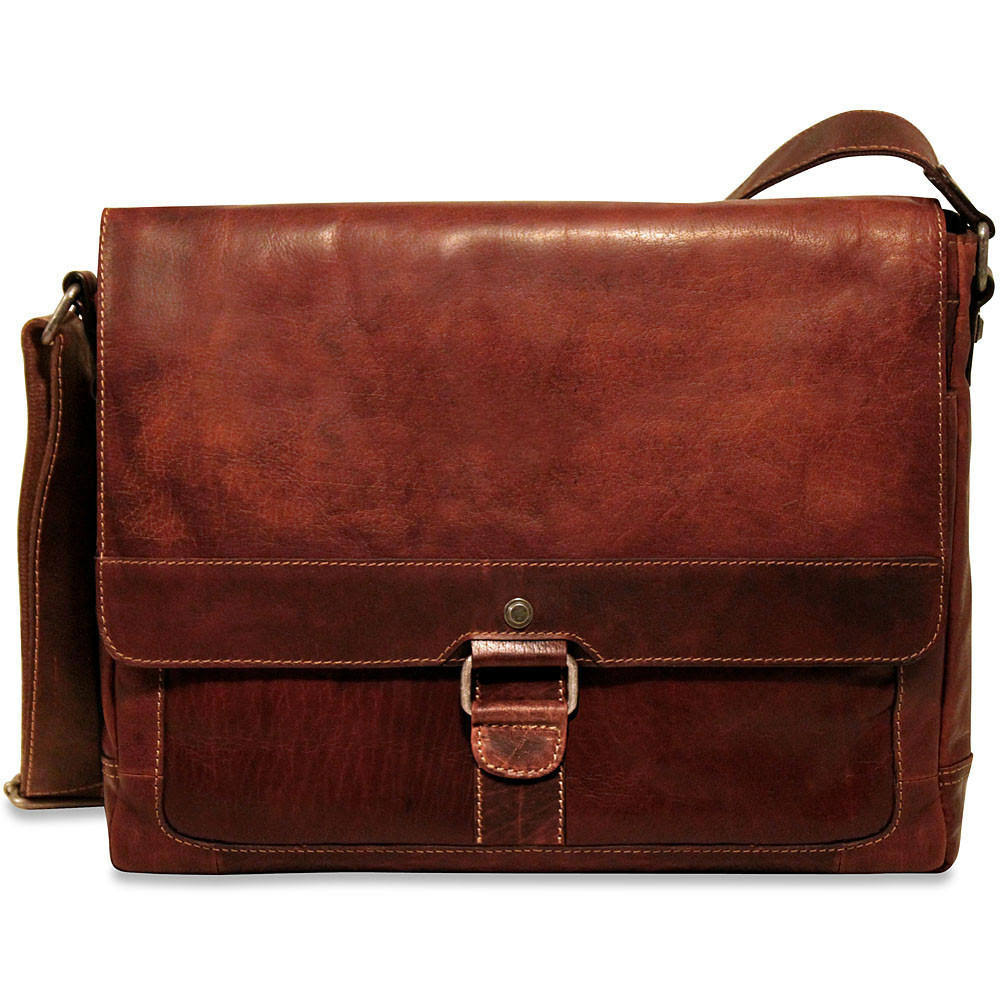 Jack Georges Voyager Messenger Bag (Brown)
