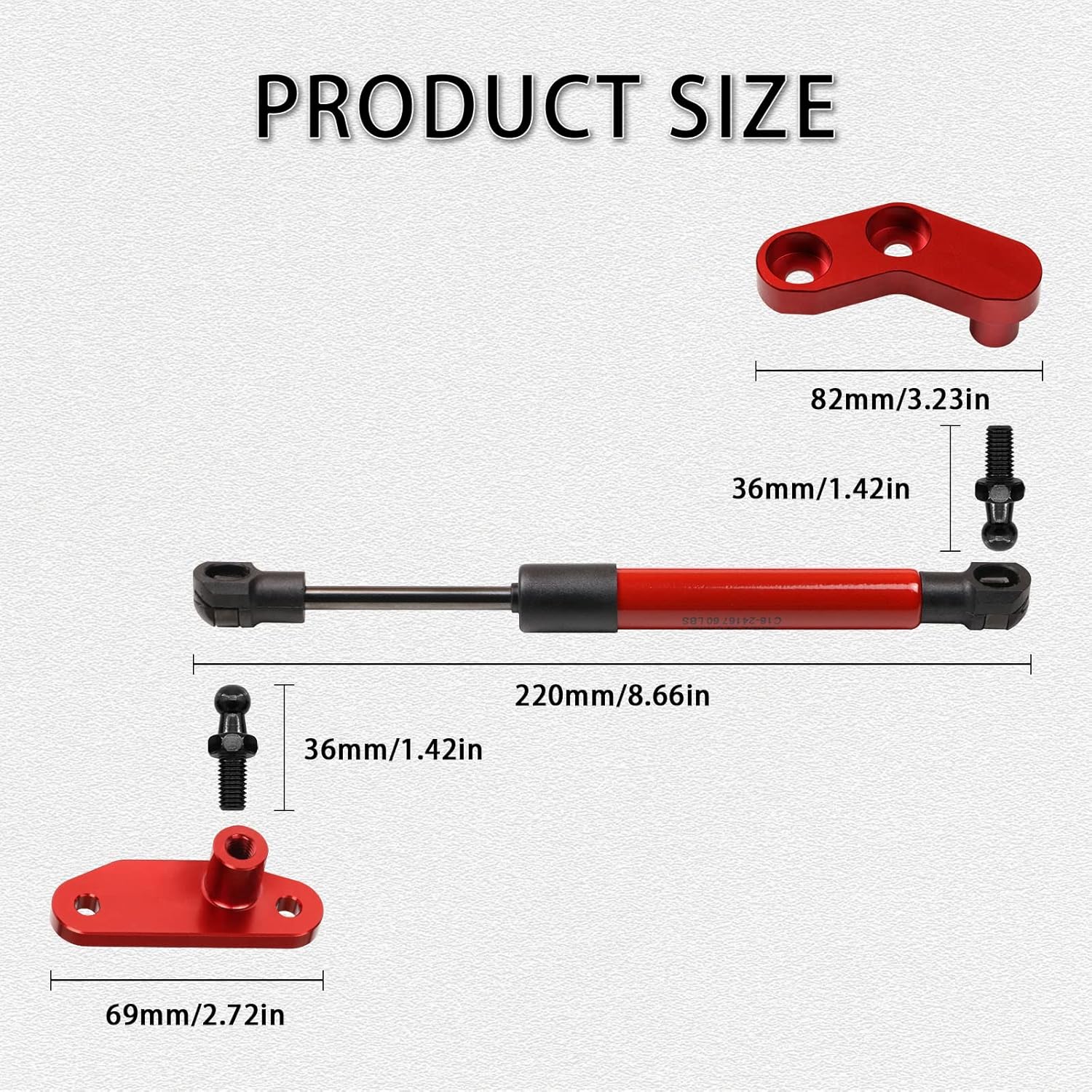 X3 Door Opener Kits, POLARBEAR Gas Struts Doors Handle Aluminum for Can Am Maverick X3 and X3 Max XDS XRS XMR DS 2017-2022 Auxiliary Doors Opener Accessories