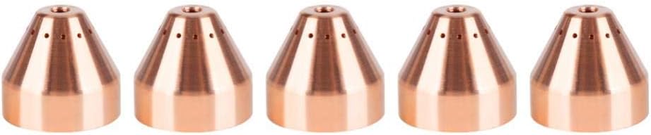 5Pcs Plasma Cuter Cutting Shield Cap Set,220993 Tellurium copper Welding Torch Consumables for MAX105 Cutting Machine