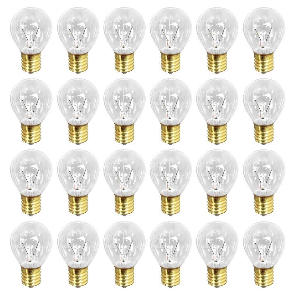 Feit Electric 40-Watt Soft White (2700K) S11 Candelabra E17 Base Dimmable Incandescent Light Bulb (24-Pack)