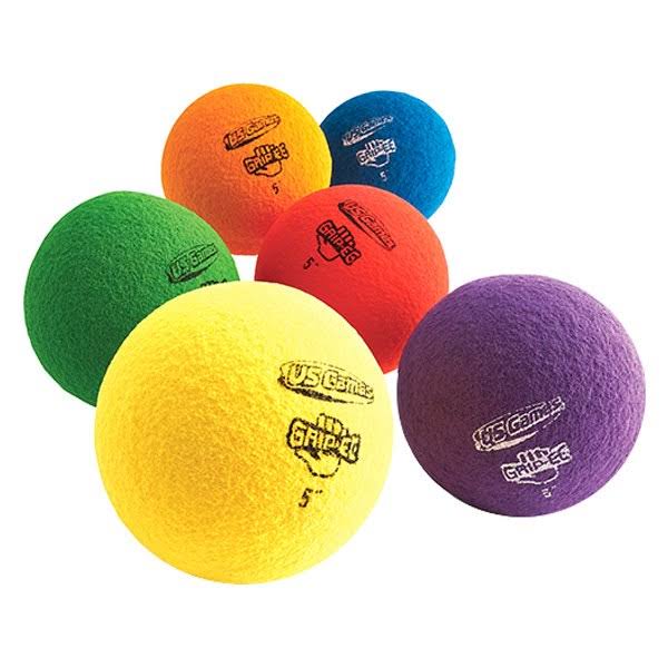 US Games 1395256 5 in Grippee Ball Prism Pack