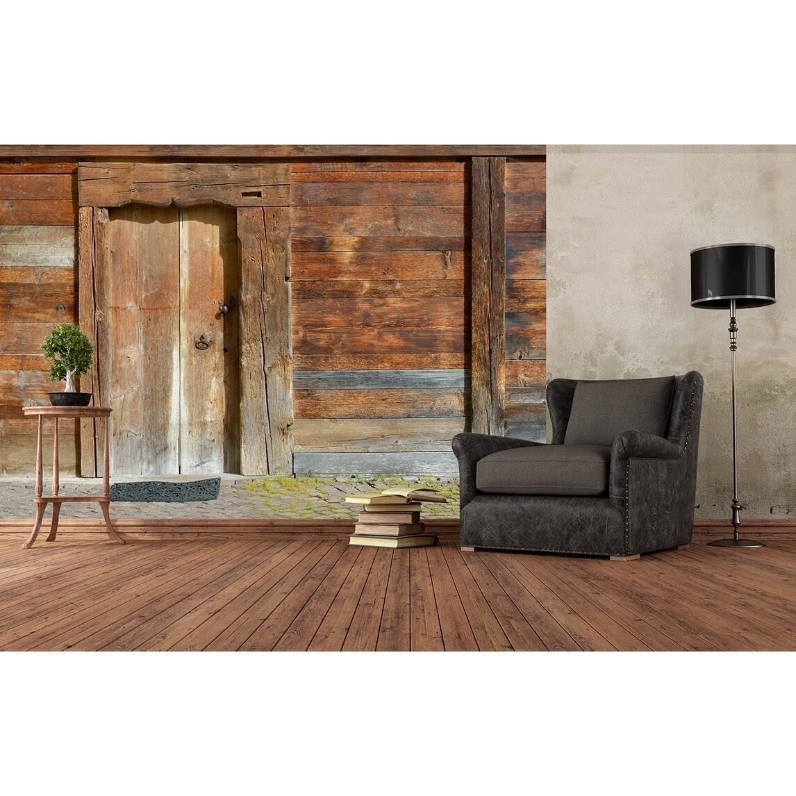 Ideal Dcor Swiss Chalet Facade Wall Mural