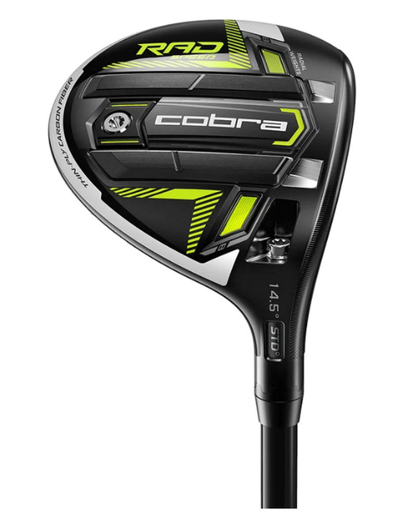 Cobra King RADSPEED Fairway Wood - Black/Yellow 路 3W 路 Regular 路 Left Handed