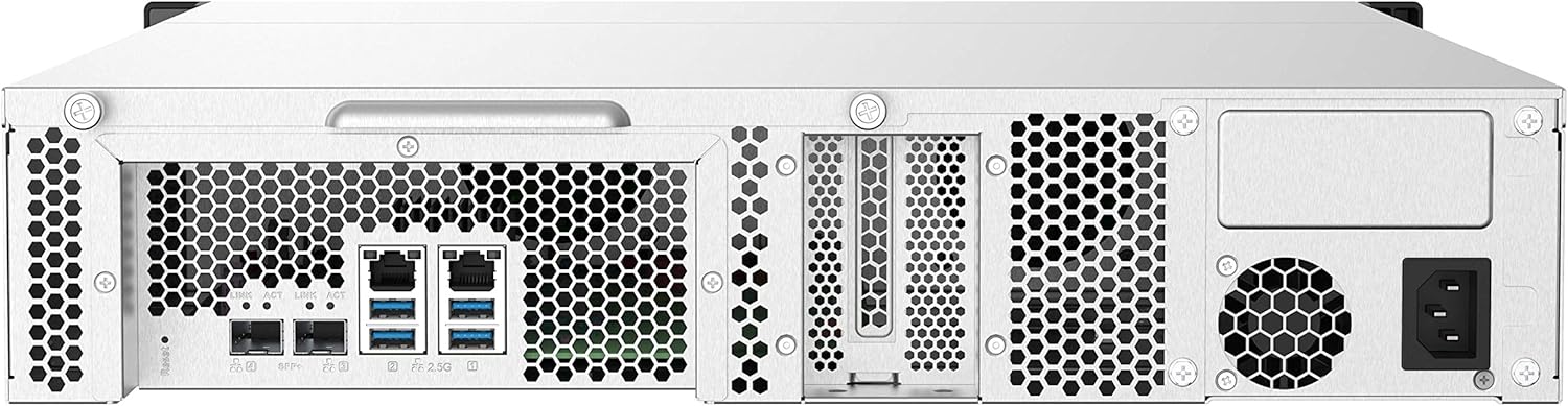 QNAP TS-832PXU-4G 8 Bay High-Speed SMB Rackmount NAS with Two 10GbE and 2.5GbE Ports (TS-832PXU-4G-US)
