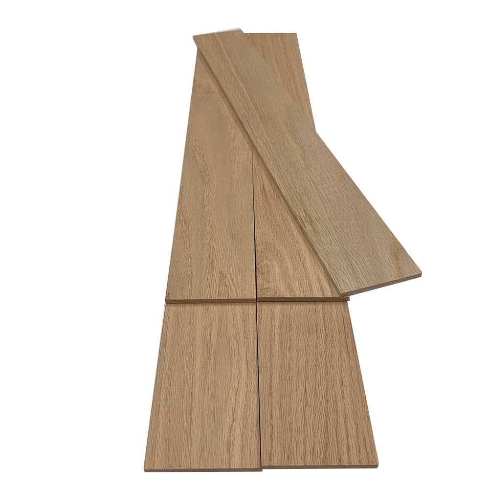 Swaner Hardwood 1/4 in. x 4 in. x 4 ft. Red Oak S4S Hobby Board (5-Pack) OL189974