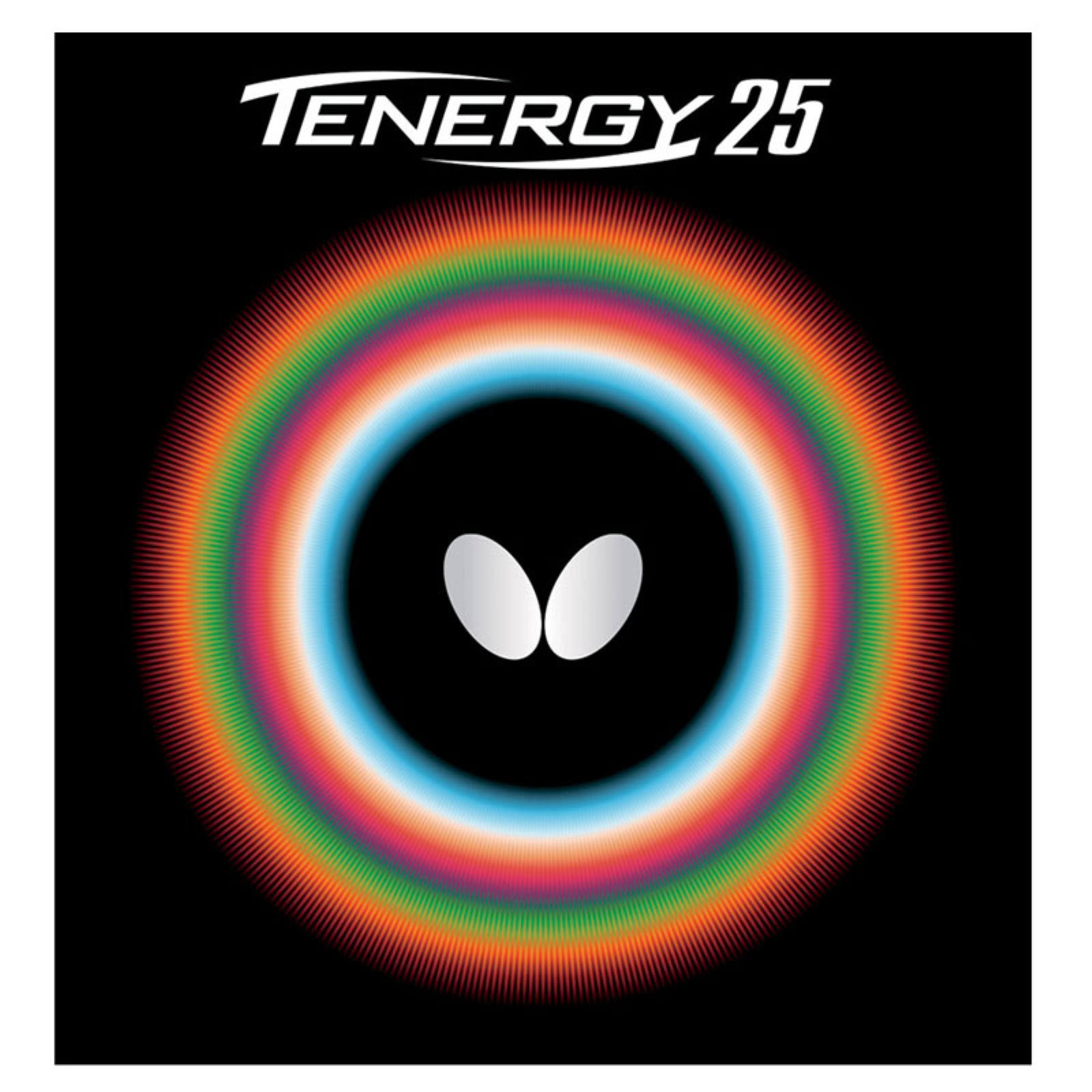 Butterfly Tenergy 25 Table Tennis Rubber Black / 2.1 mm