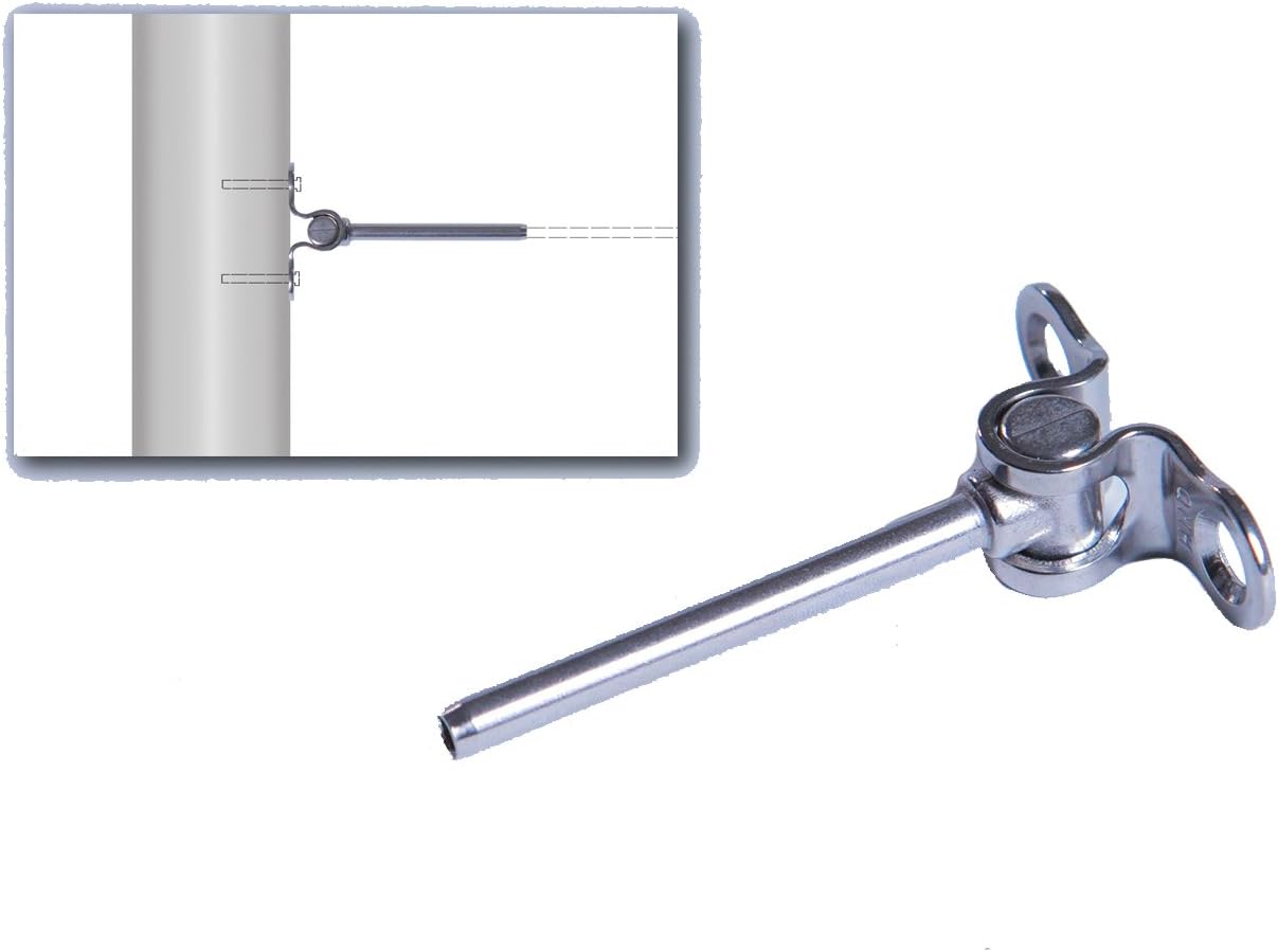 VistaView CableTec Stainless Steel Hand-Crimp Deck Toggle for 1/8