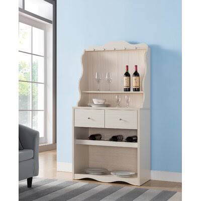 juin Manufactured Wood Baker&s Rack Darby Home Co Color: Ivory