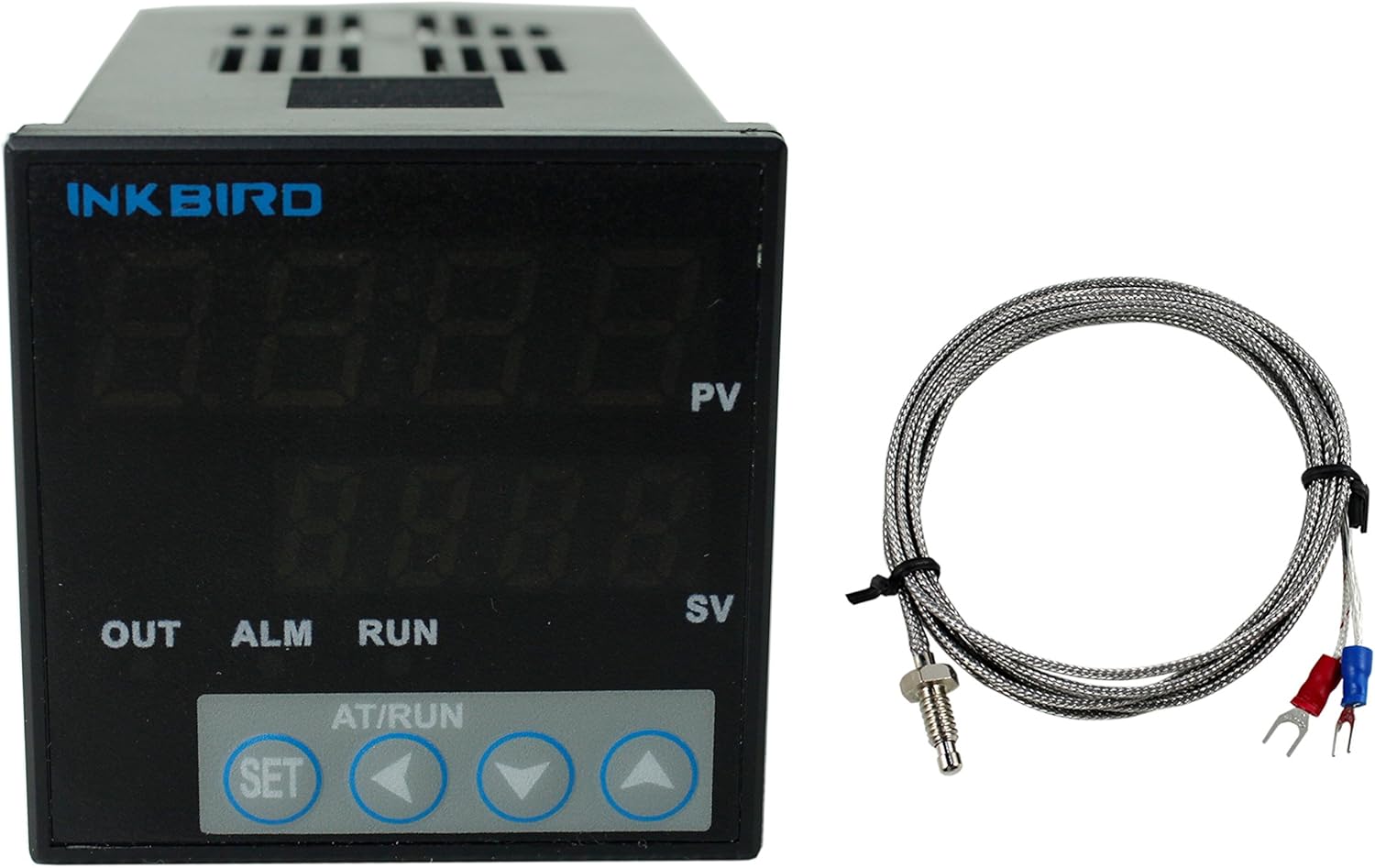 Inkbird F and C Display PID Temperature Controller Thermostat ITC-106RH with K Thermocouple Relay Output AC 100 to 240V