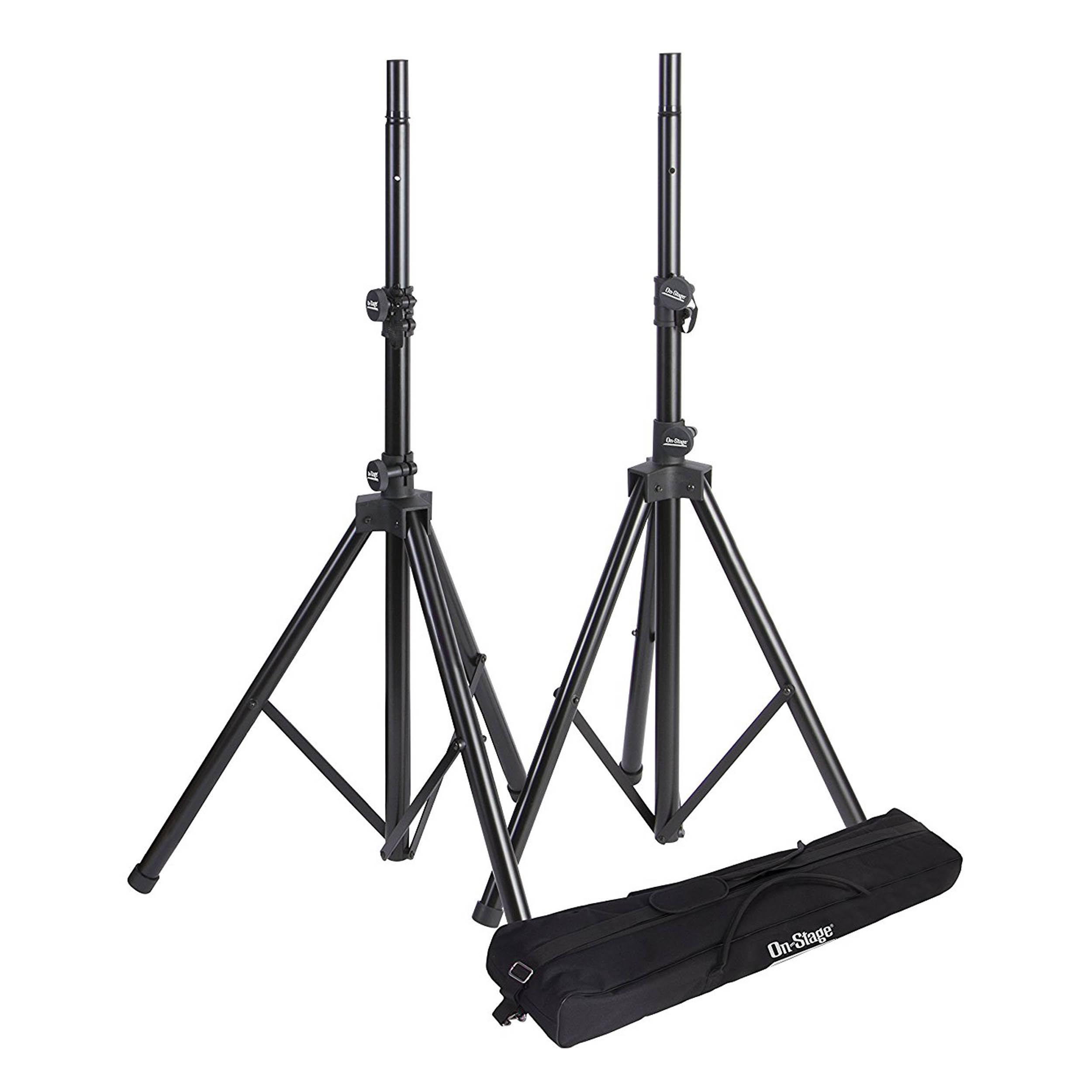 On-Stage SSP7950 Aluminum Speaker Stand Pack with Bag