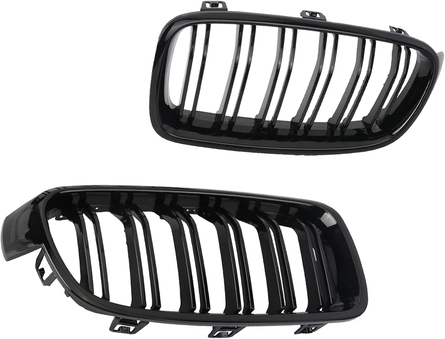 JUEDIMA Gloss Black Front F30 F31 Kidney Grille Grill Fits For BMW 3 Series 4-Door Sedan F30 & 5-Door Wagon F31 2012-2018