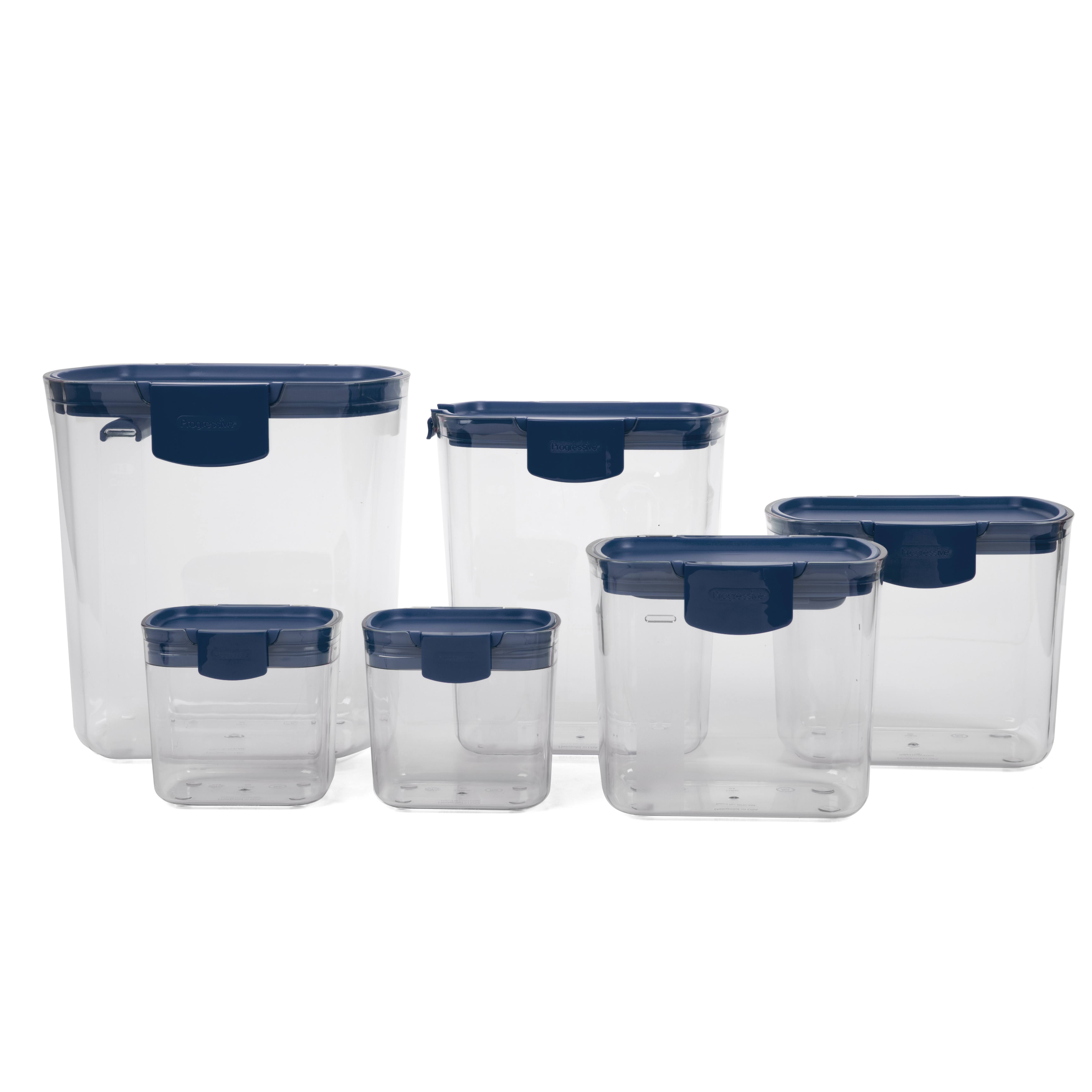 Progressive International Preworks ProKeeper 6 Piece Storage Set, Blue (2 Pack)