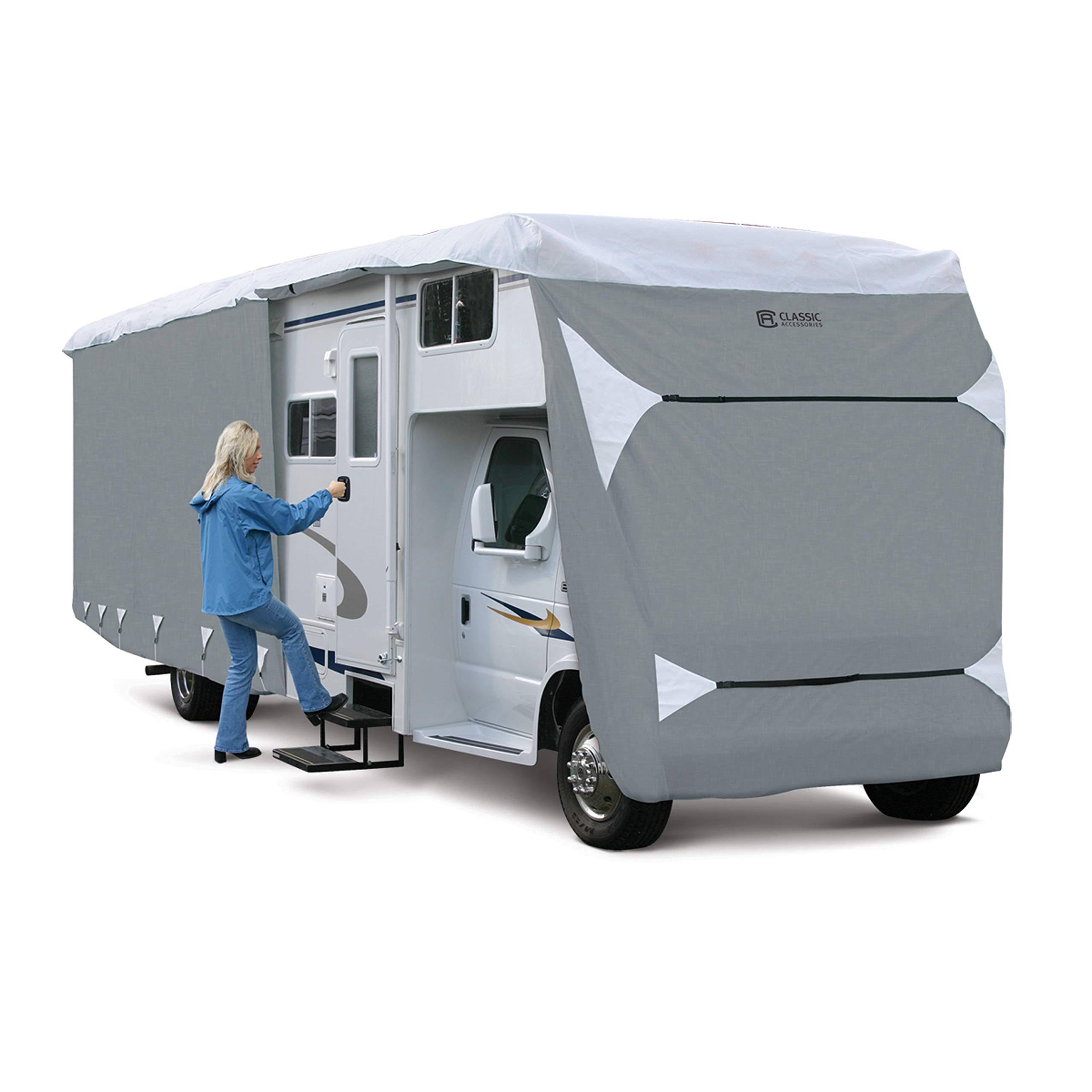 Classic Accessories OVERDRIVE Polypro 3 Deluxe Class C RV COVER, Fits 32& - 35& RVS