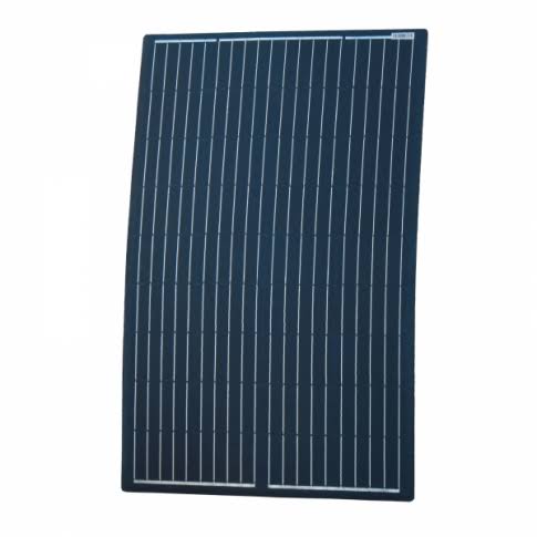 120W Black Reinforced Flexible Solar Panel for Motorhome Vehicle Boat