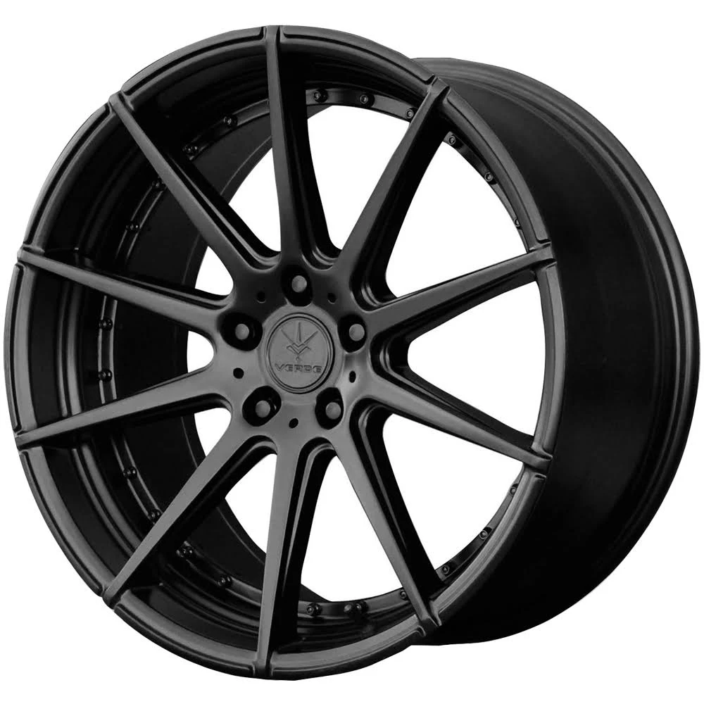 Verde V20 Insignia 22x9 5x112 +25mm Satin Black Wheel Rim