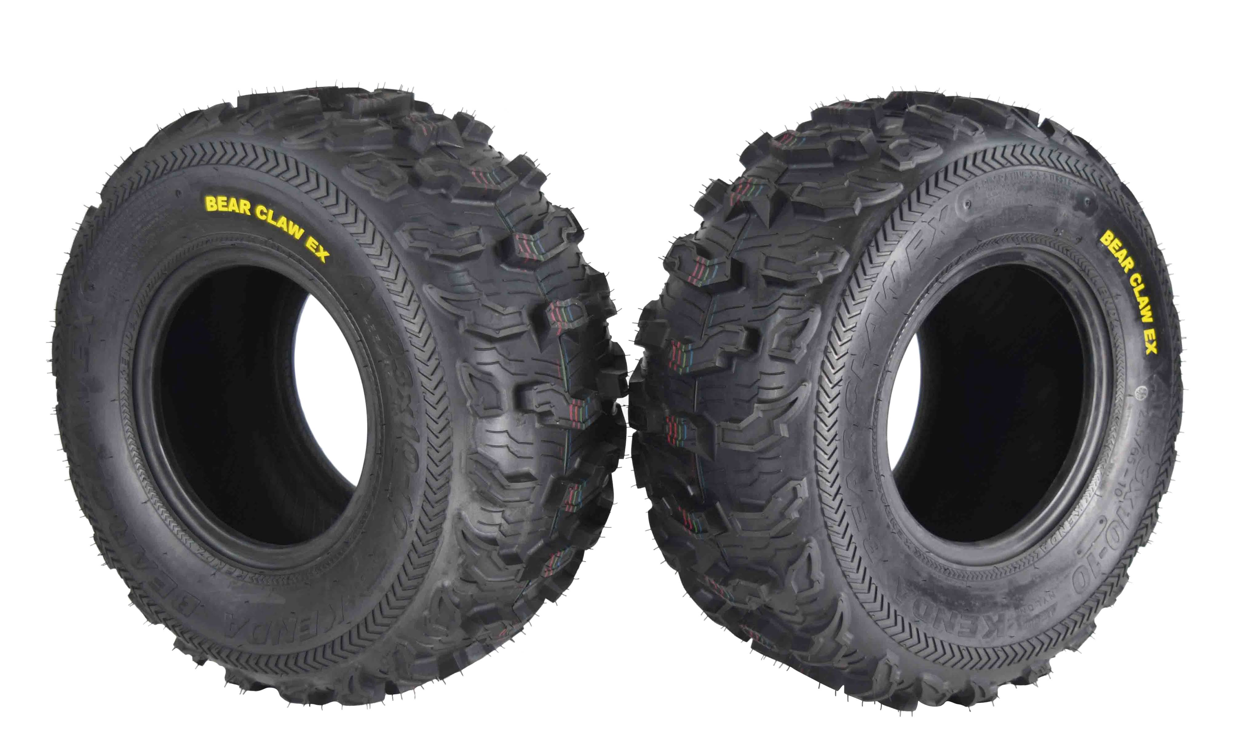 Kenda 23x10-10 6 Ply Bear Claw EX Front ATV Tires 23x10x10 - 2 Pack